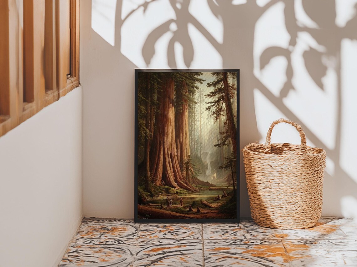 California Redwood Trees, Redwood National Park Art Print - Image 3
