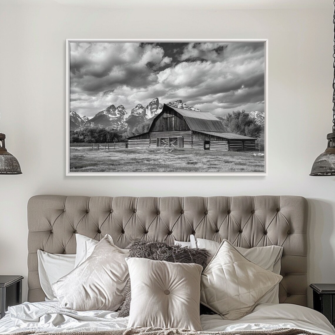 Old Barn Rustic Homestead Vintage Wall Art Print - Image 4