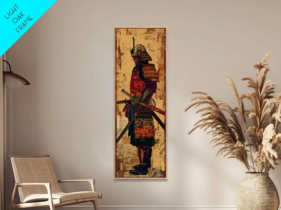 Samurai Warrior Ukiyo-E Japanese Armor Art Print
