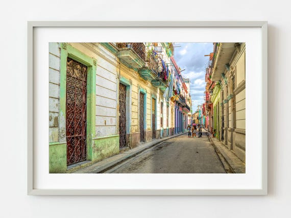 Children Playing In The Streets Havana Wall Art