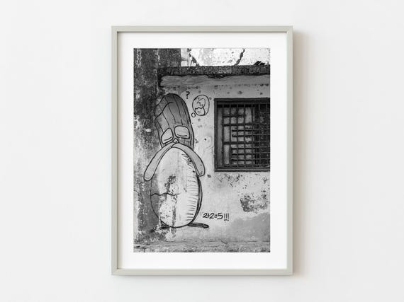 Dumb Egg Wall Art On Textured Havana