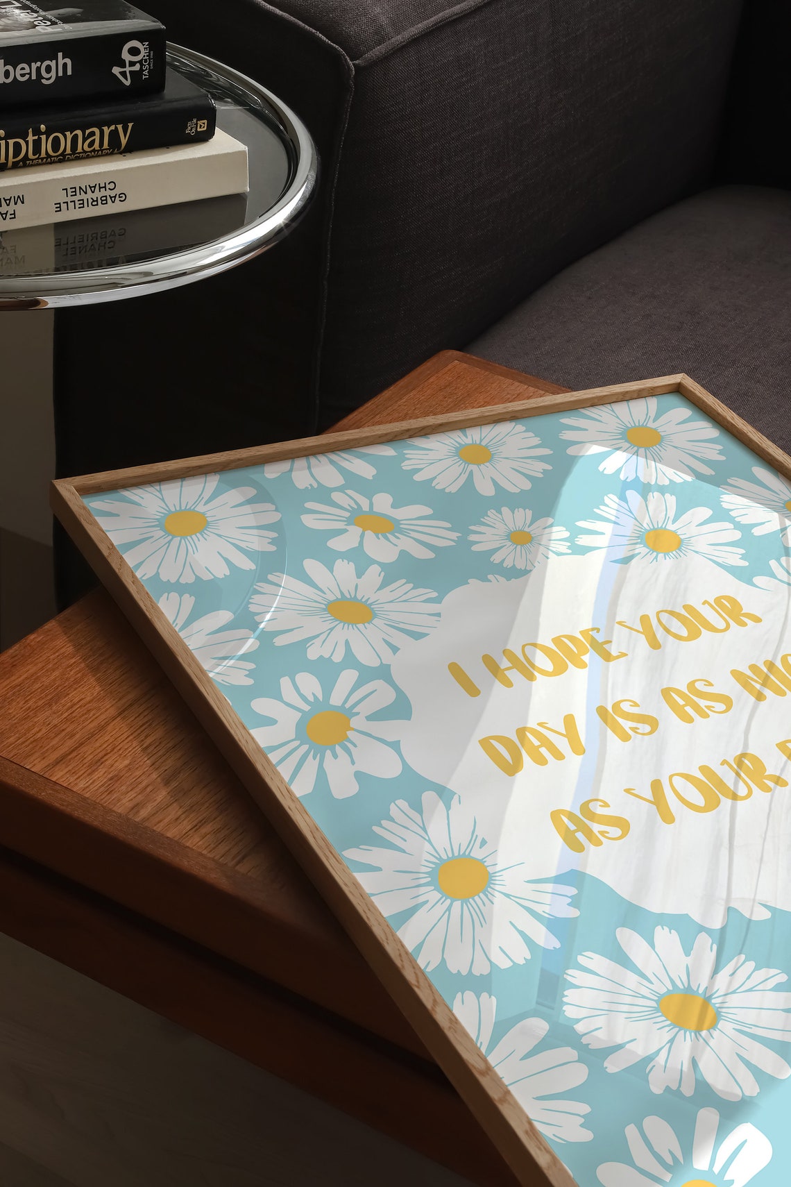 I Hope Your Day Is as Nice as Your Butt Cheeky Daisy Floral Poster - Image 2