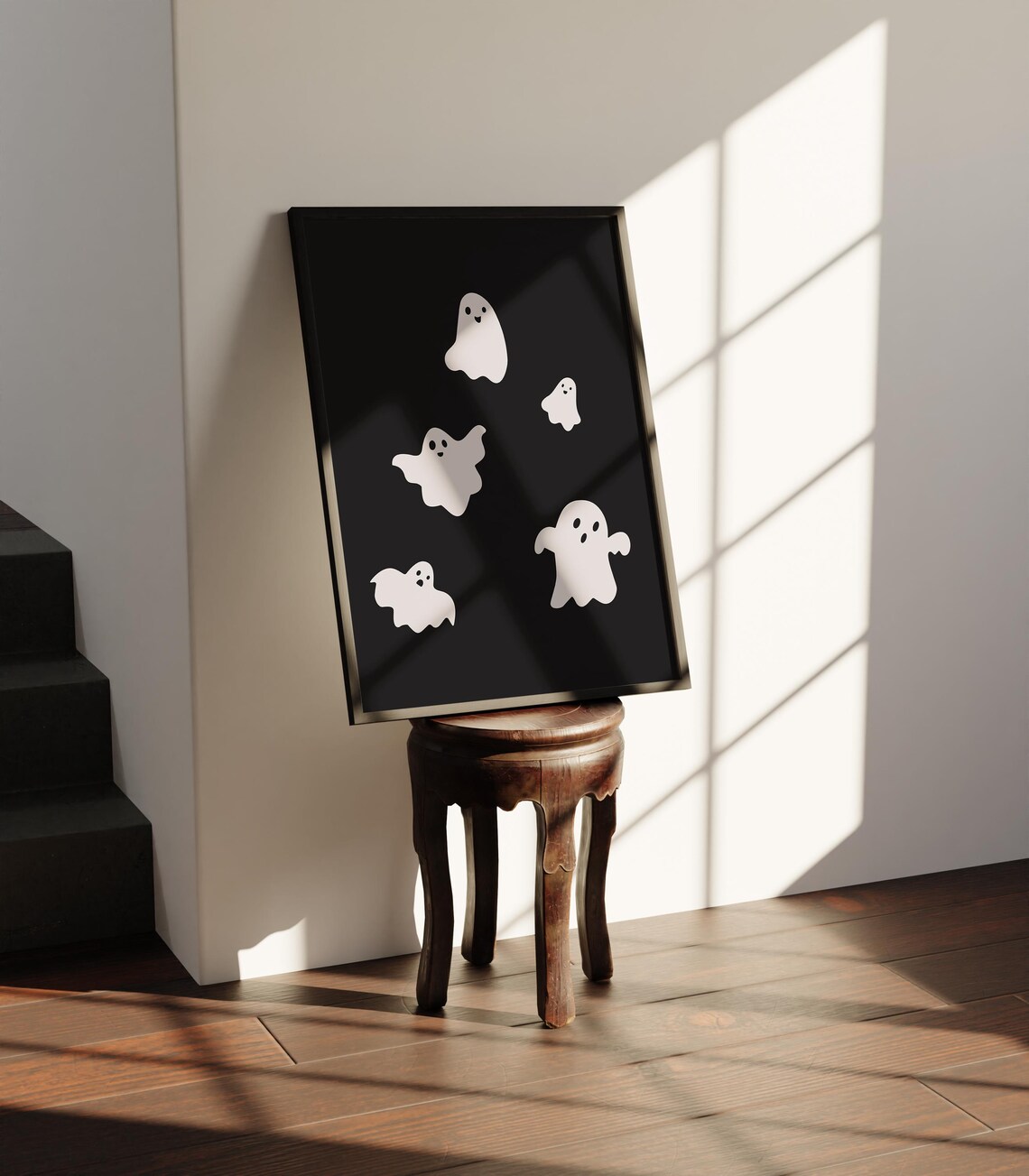 Spooky Cute Ghost Print Cute Halloween Printables Trendy Halloween Decor Cute Ghost Prints Quirky Halloween Wall Art - Image 2