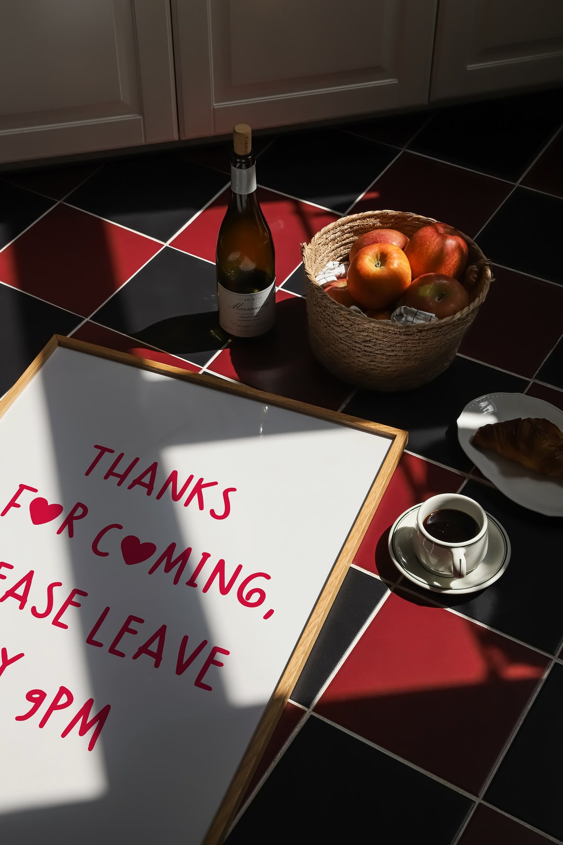 Thanks For Coming Please Leave By 9PM Funny Quote Typography Poster - Image 4