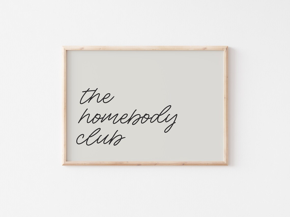 The Homebody Club, Minimalist Living Room Art Print - Image 4