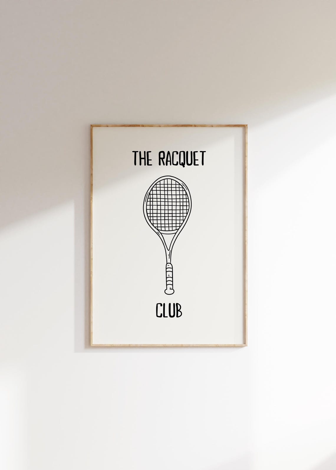The Racquet Club Trendy Tennis Print Country Club Aesthetic Wall Art Retro Sports Poster Tennis Home Decor Tennis Art - Image 3