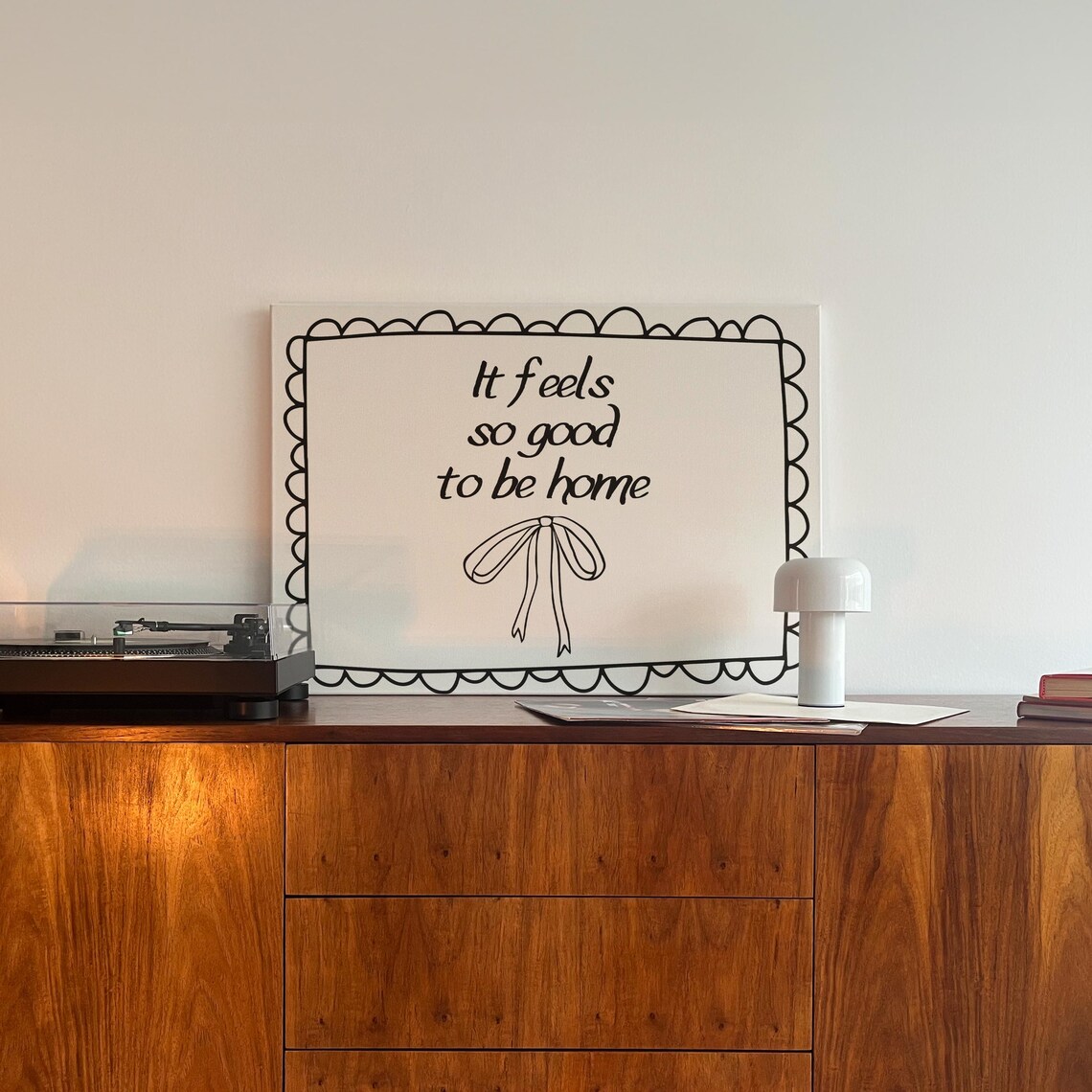 It Feels So Good To Be Home Quote Poster - Image 3