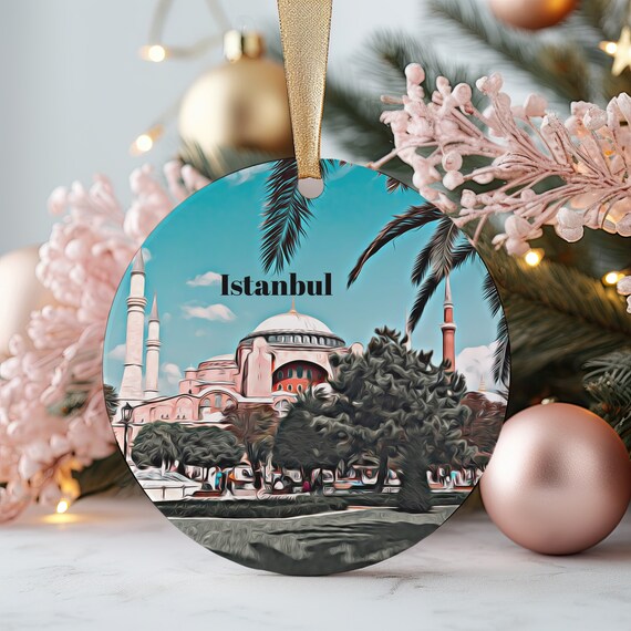 Istanbul Turkey Hagia Sophia Mosque Travel Souvenir Art Poster