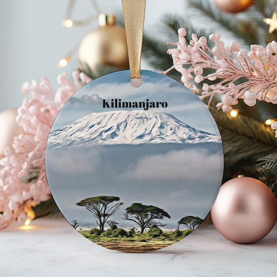 Kilimanjaro Snow Capped Peak Tanzania Travel Souvenir Wall Poster