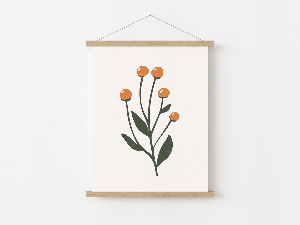 Autumn Floral Botanical Print, Fall Decor - Image 2