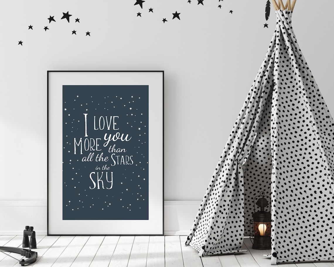 Space Themed Nursery, Outer Space Room Decor Print - Image 2