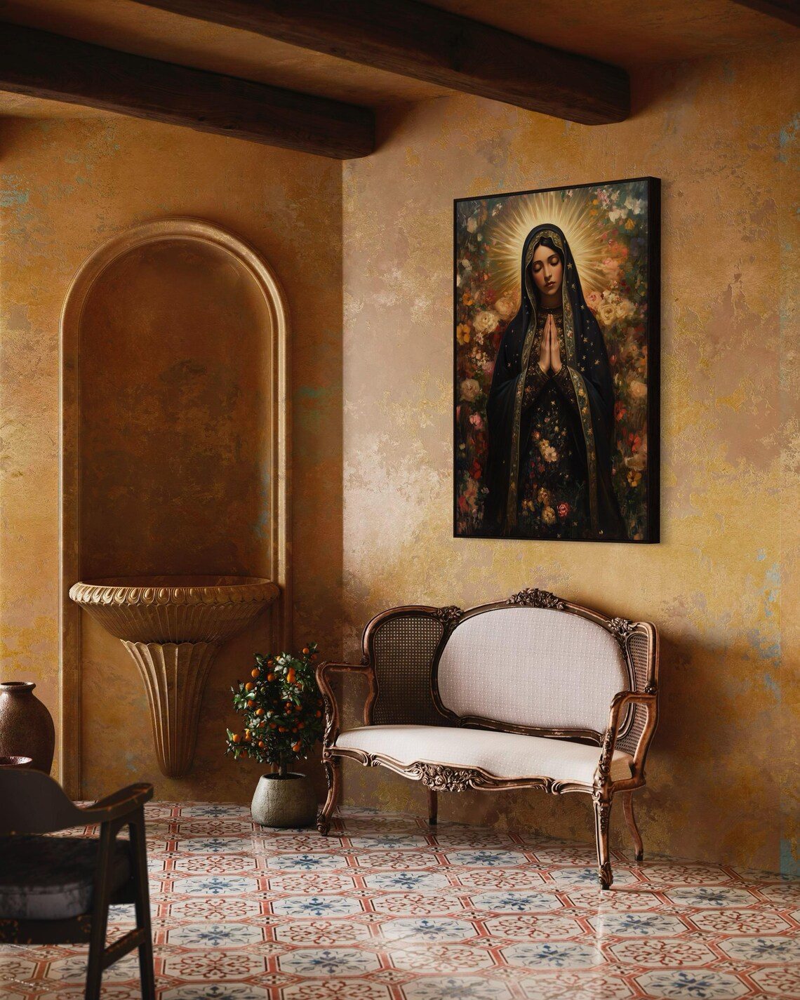 Virgin Mary Guadalupe Art Print, Catholic Faith - Image 5
