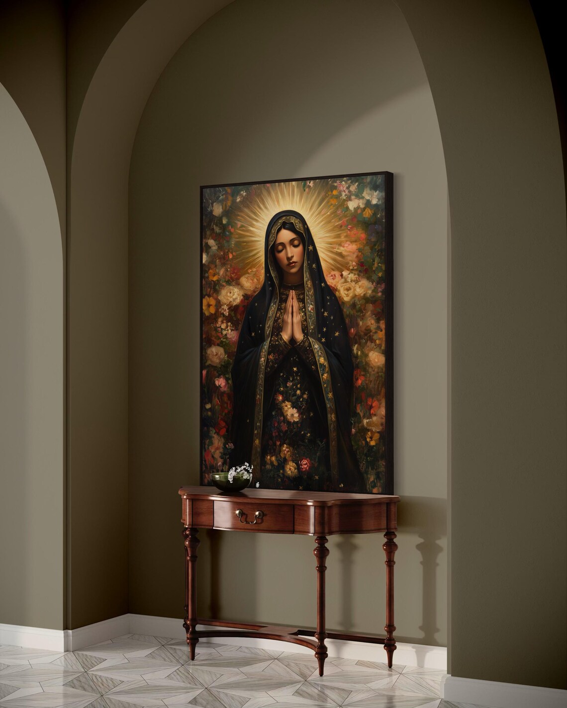 Virgin Mary Guadalupe Art Print, Catholic Faith - Image 3