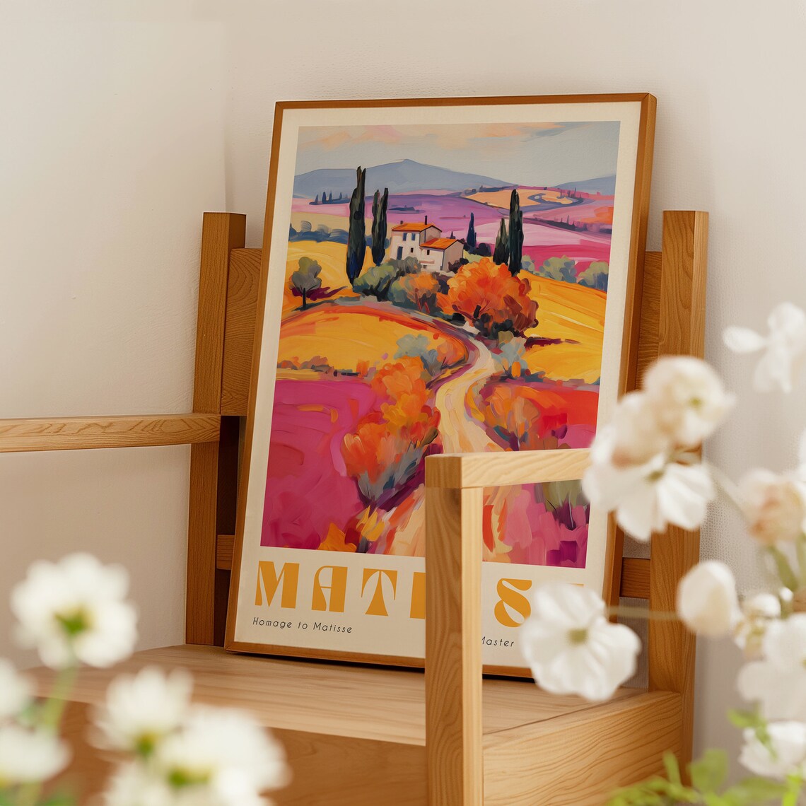 Matisse Exhibition Print Matisse Italy Landscape Painting Colourful Matisse Art Exhibition Prints Fauvist Painting Cottagecore Hm004 - Image 3