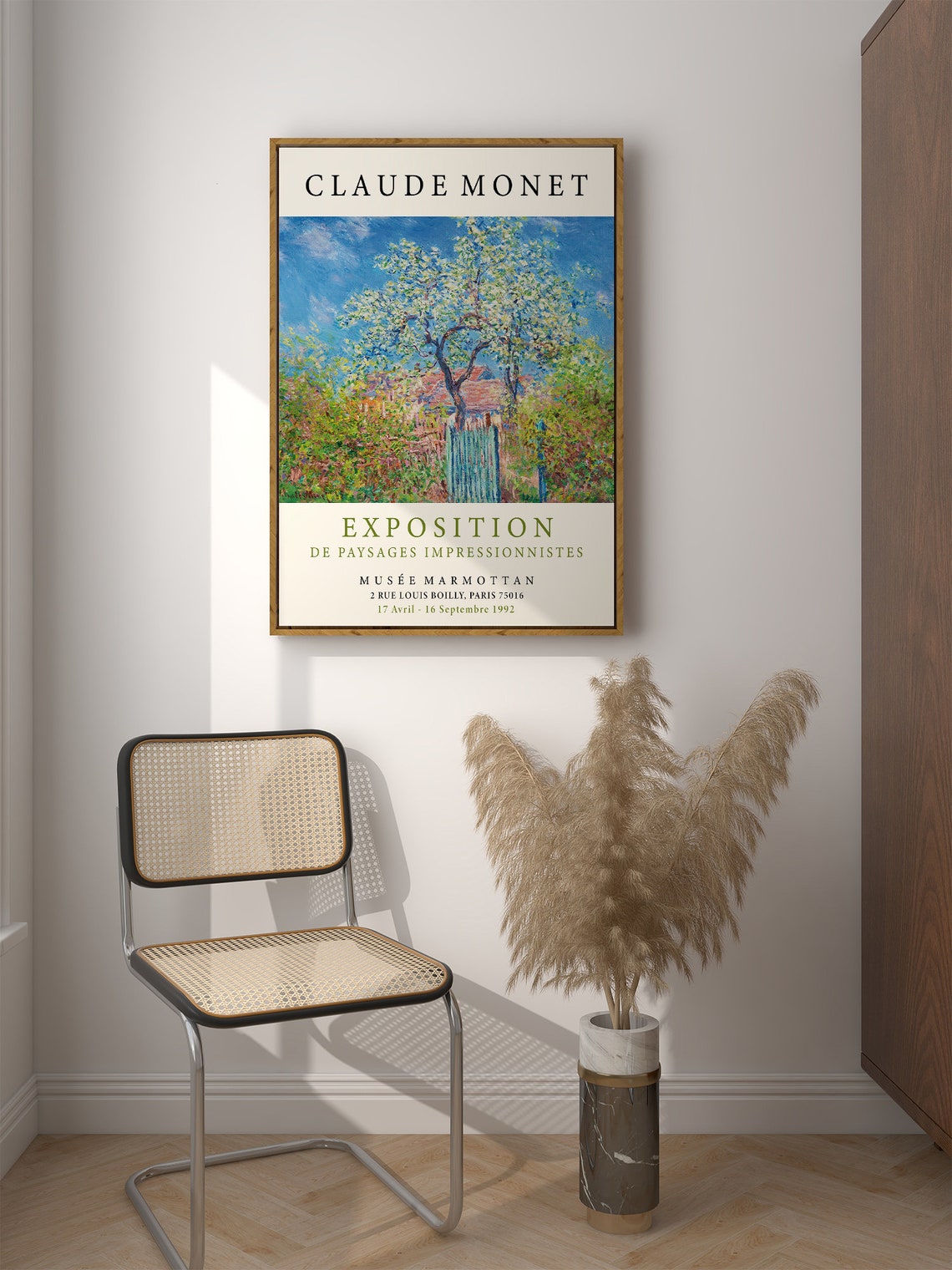 Claude Monet Impressionist Landscape Exposition Paris 1992 Poster - Image 2