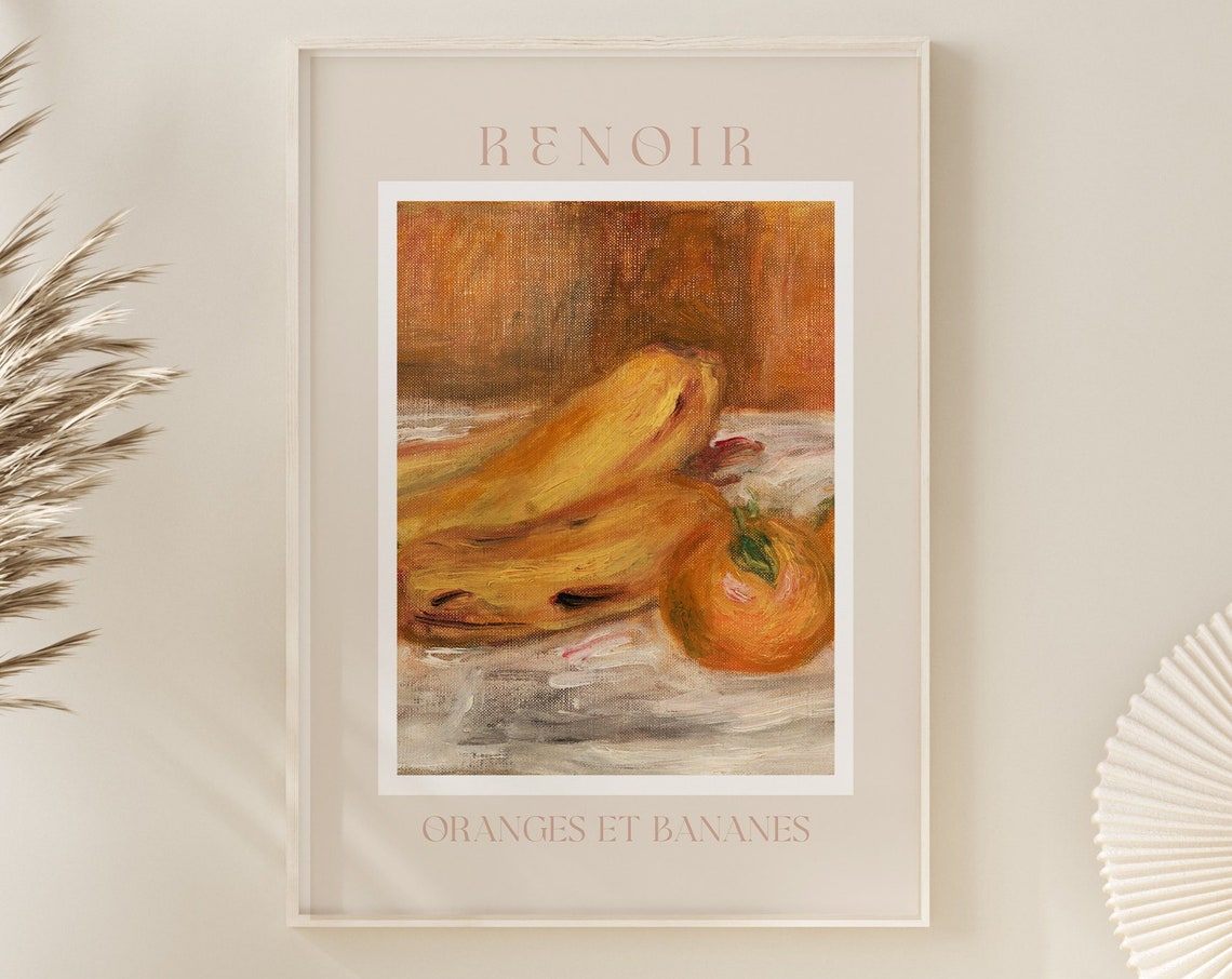 Renoir Poster August Renoir Print Renoir Wall Art Renoir Picture Renoir Monet Print Vintage Renoir Art Renoir Oranges Et Bananes