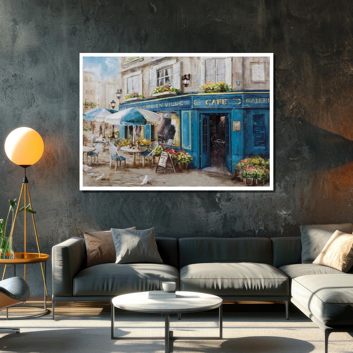 Charming French Cafe, Parisian Street Art Print - Image 6