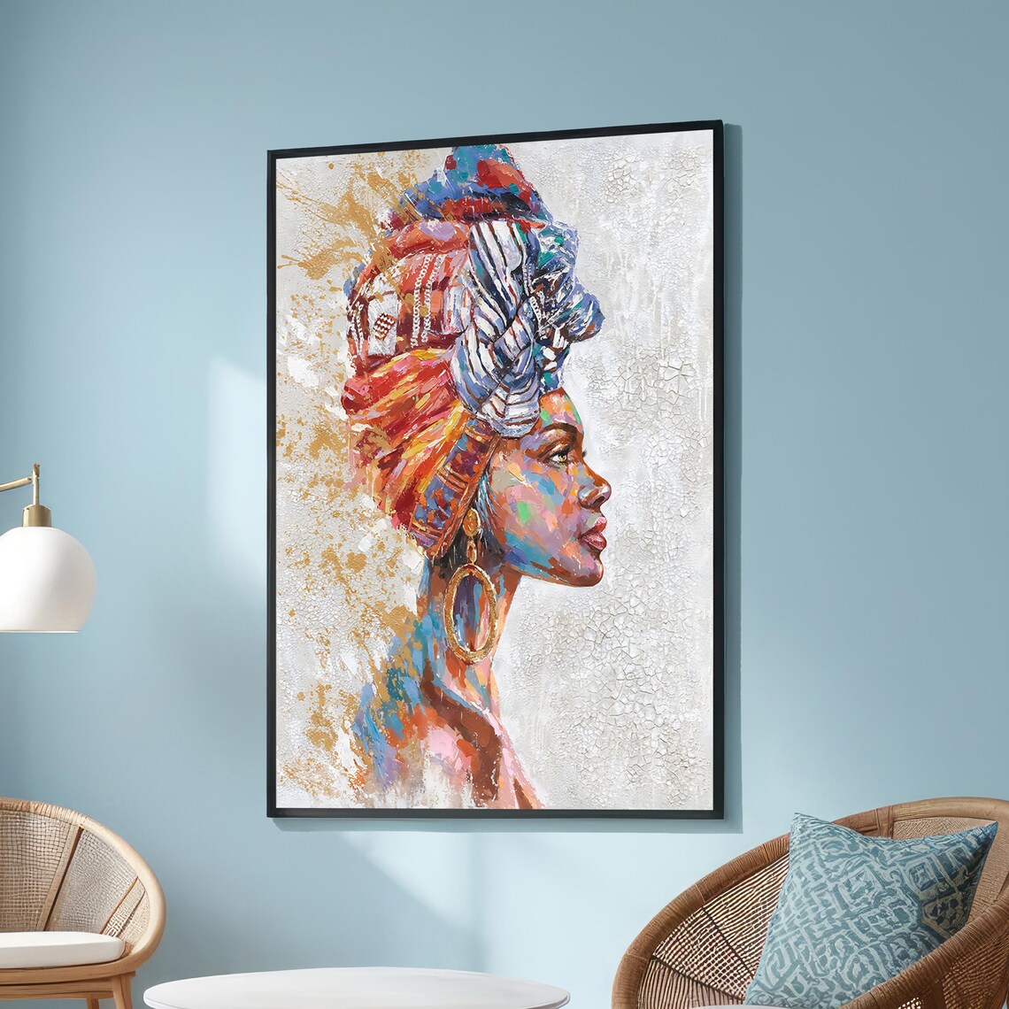 Colorful African - Contemporary Travel Poster