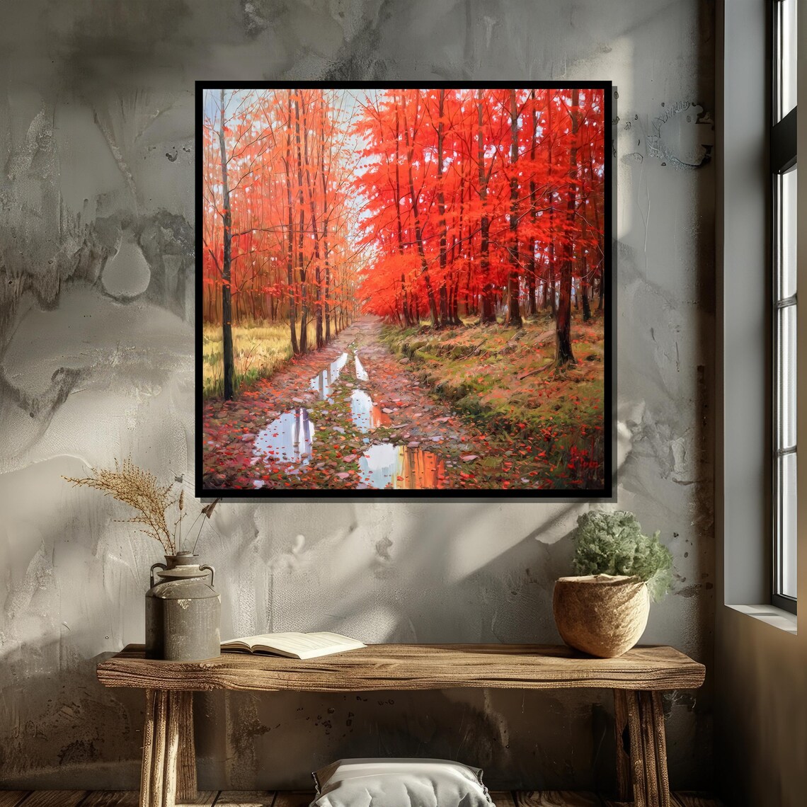 Autumn Forest Path, Peaceful Nature Landscape - Image 5