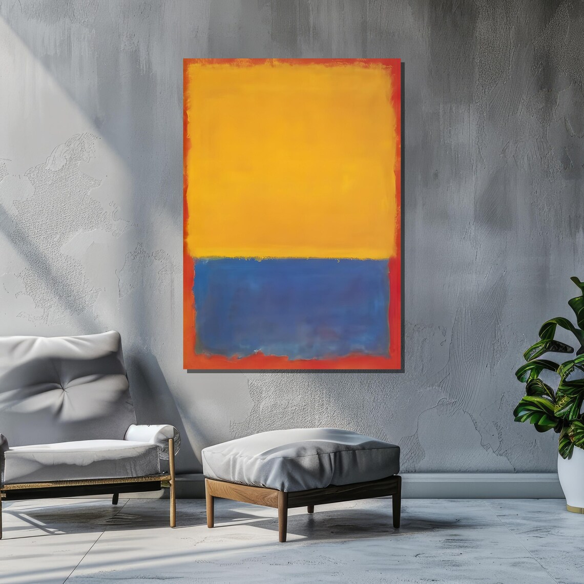 Rothko Inspired Abstract Color Field Art Print - Image 2