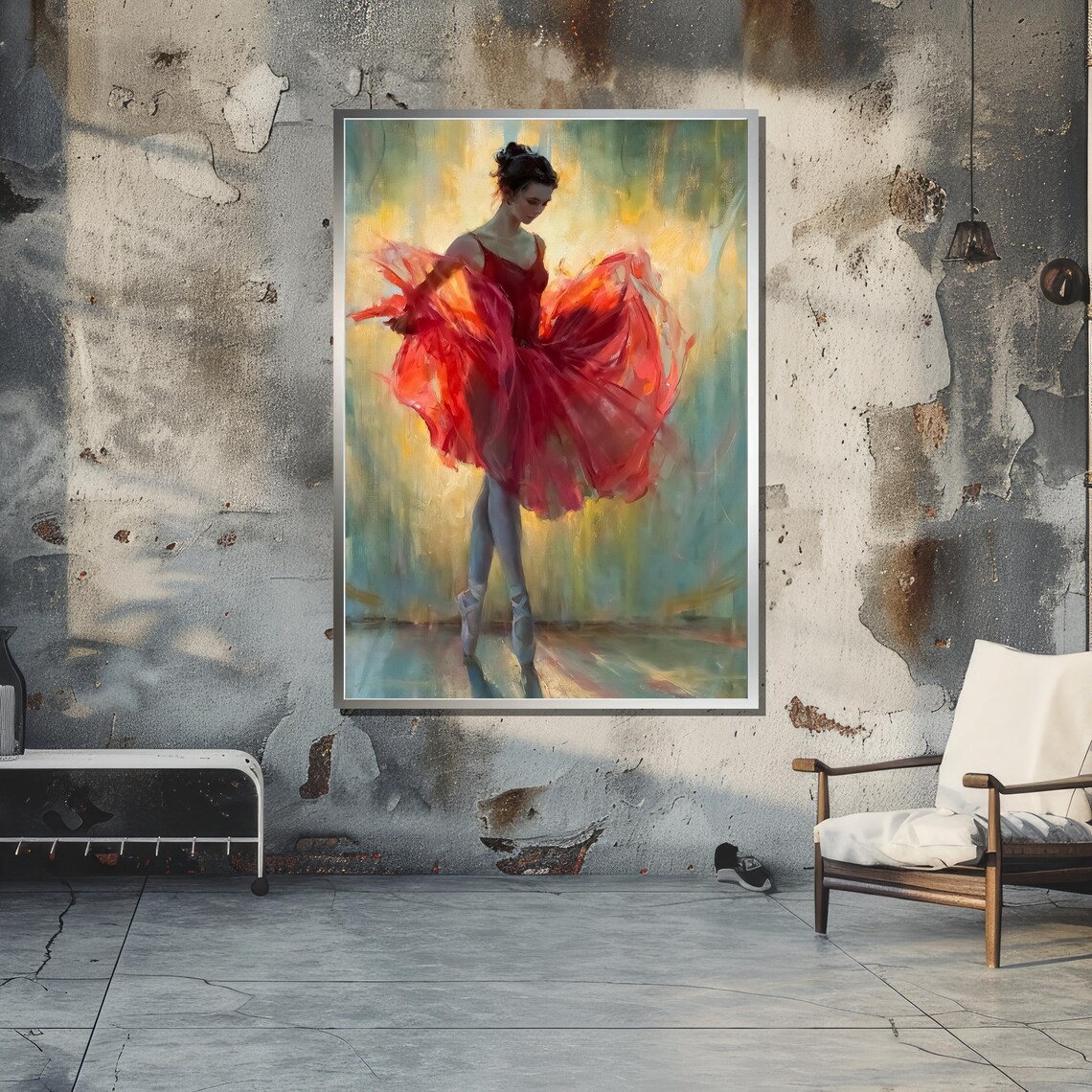 Graceful Ballerina Art Print, Impressionist Style - Image 4