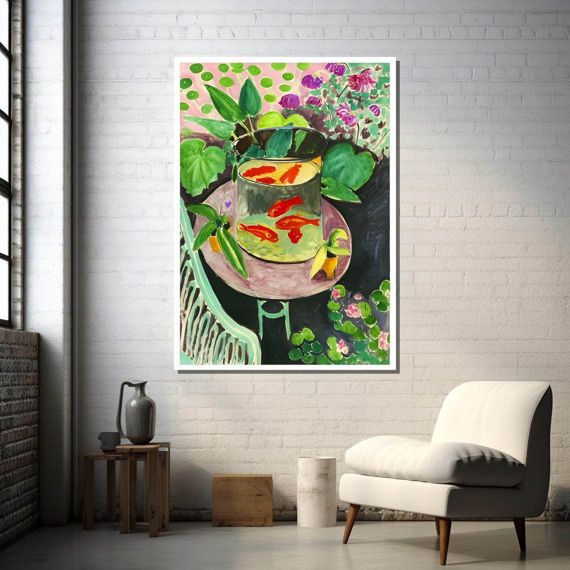 Goldfish Henri - Traditional Travel Poster - Image 3
