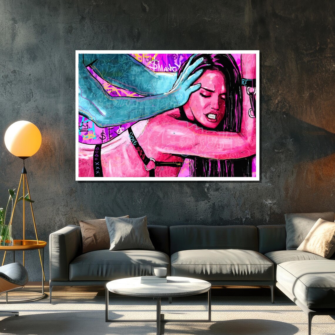 Bold Erotic Pop Art, Modern Bedroom Wall Art Print - Image 6