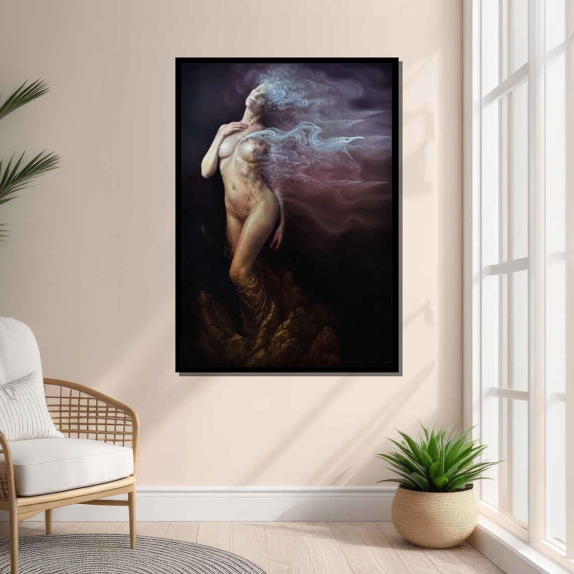 Surreal Nude Art, Ethereal Female Figure Nature - Image 4