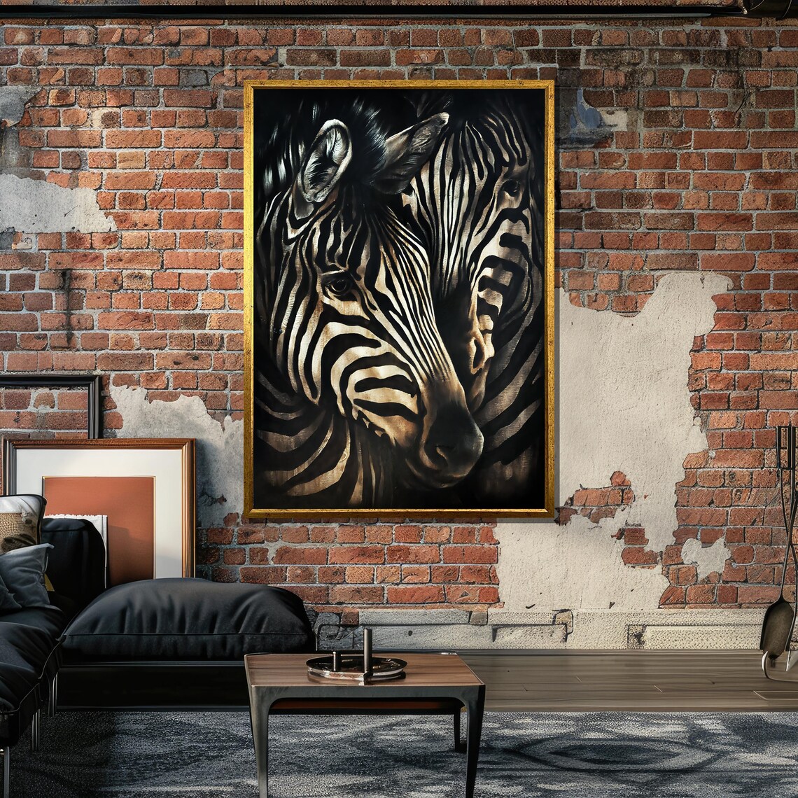 Zebra Art Print, African Safari Decor - Image 5