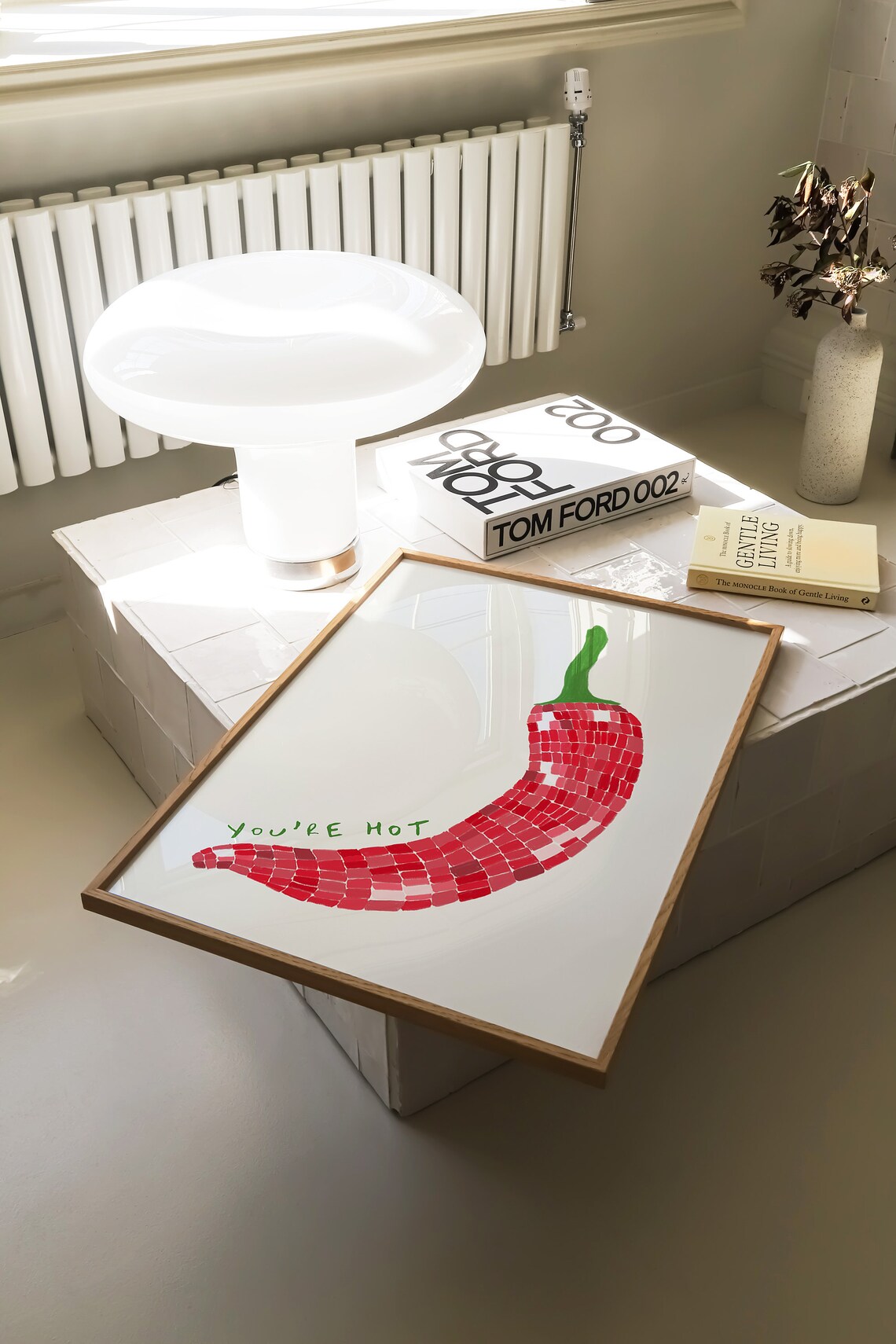 Disco Ball Chilli Youre Hot Kitchen Wall Art Print - Image 3