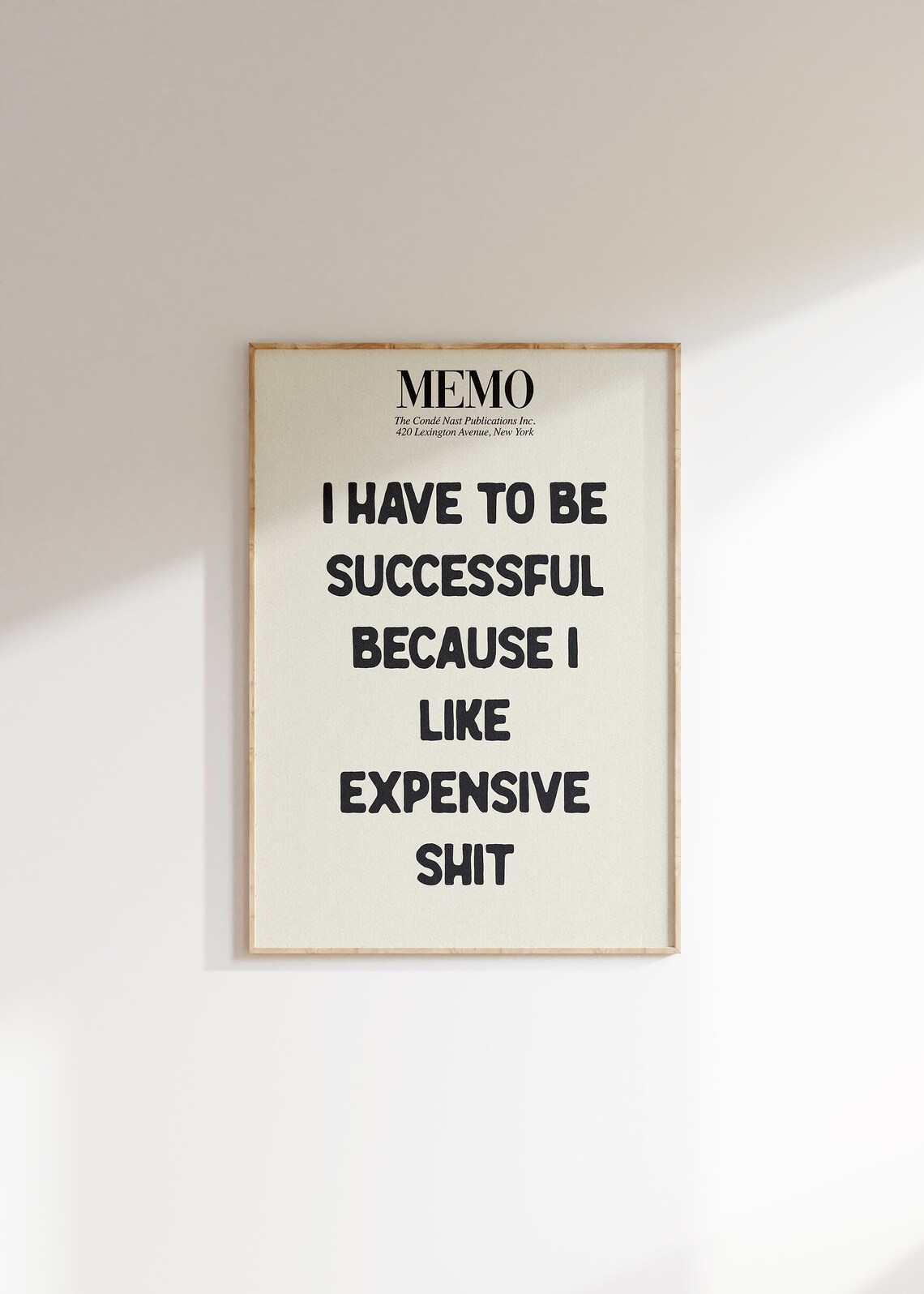 I Have To Be Successful Typography Poster - Image 4