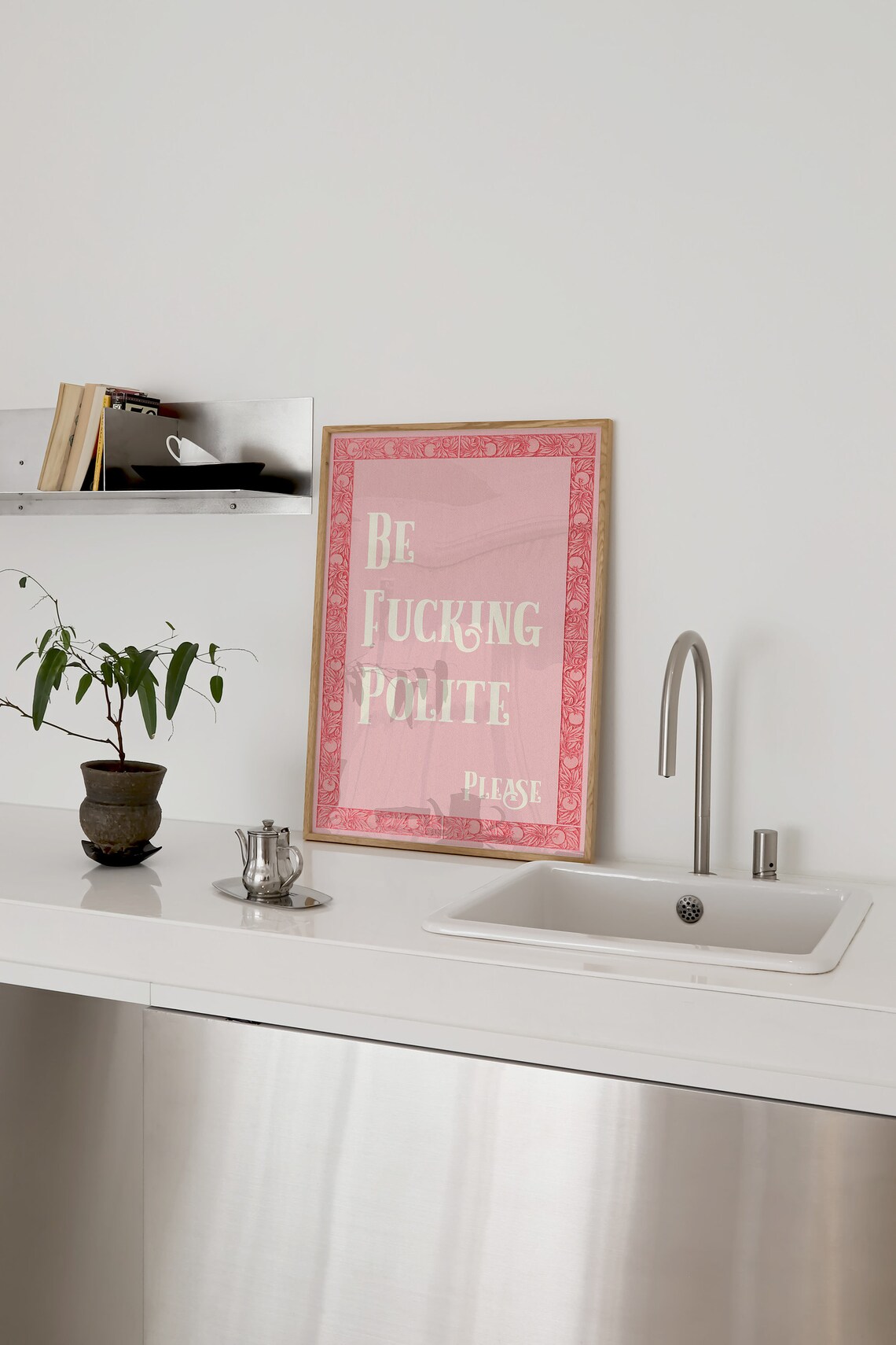 Be Fucking Polite Please Funny House Rules Poster - Image 3