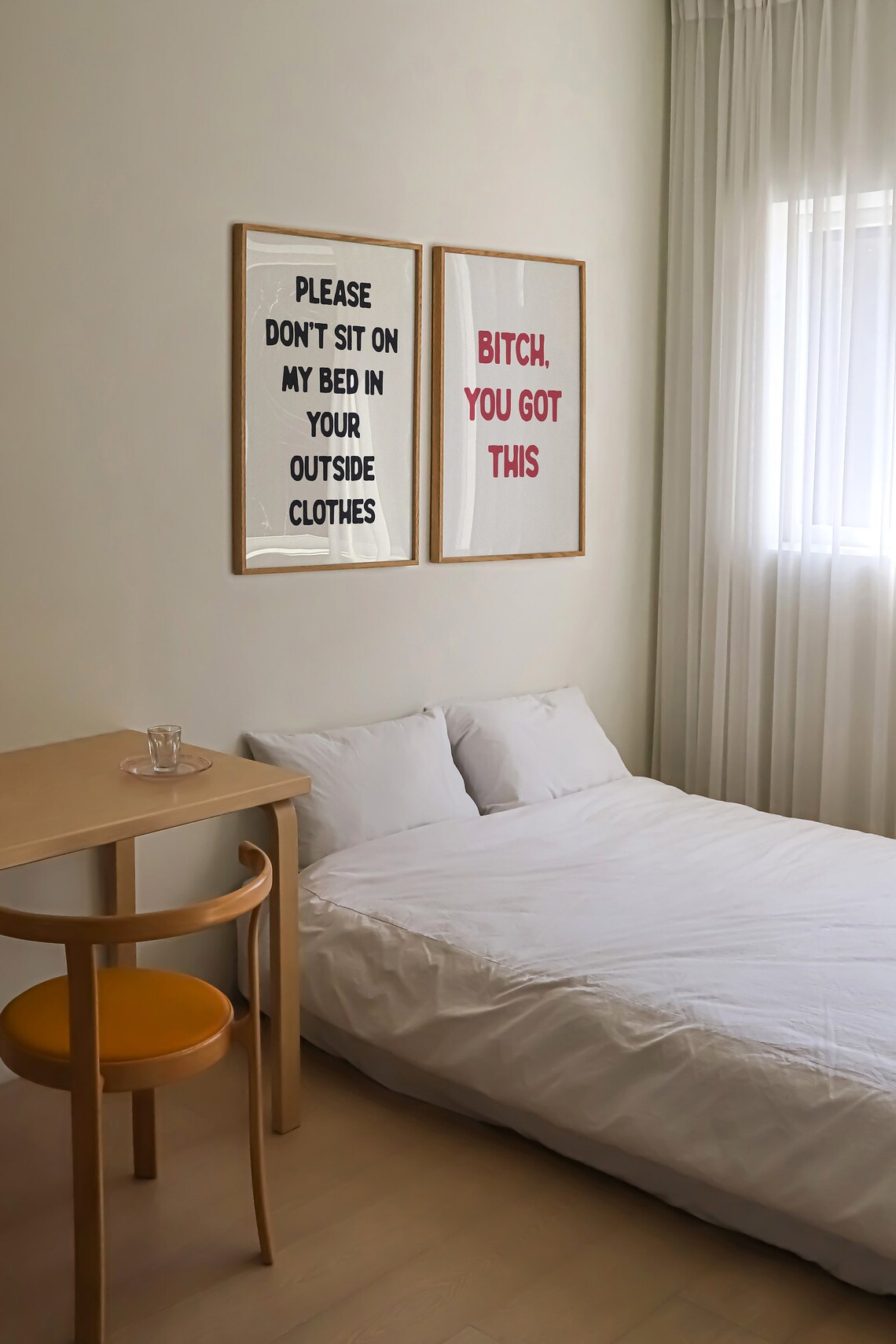 Please Don't Sit On My Bed, Funny Bedroom Typography - Image 3