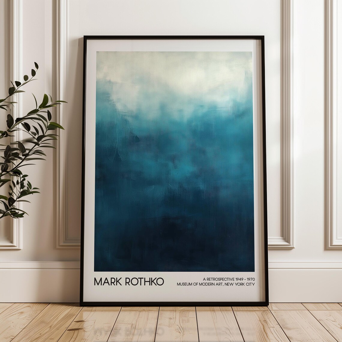 Mark Rothko Abstract Art Poster, Modern Decor