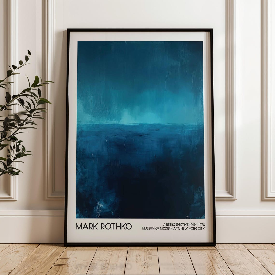 Mark Rothko Art Poster Wall Modern Exhibition Abstract Living Room Decor Home