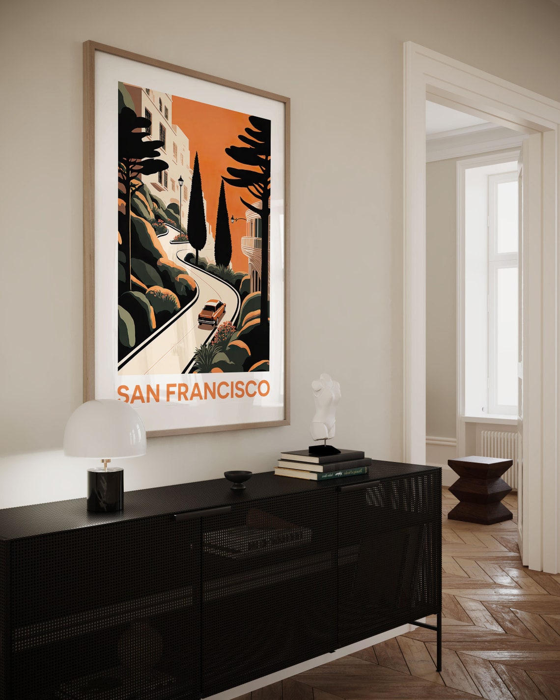 San Francisco California City Art Print San Francisco Street Photography Cali City Travel Lovers Posters Lombard Street - Image 2