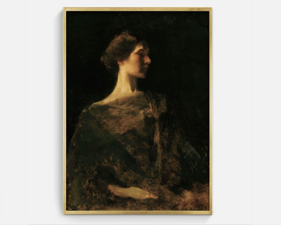 Portrait Of Annette Moody, Vintage Wall Art Print