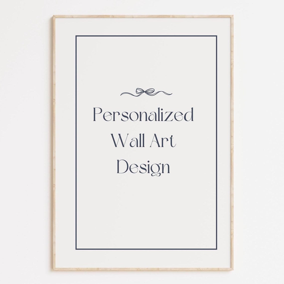Custom Wall Art Design Personalized Print
