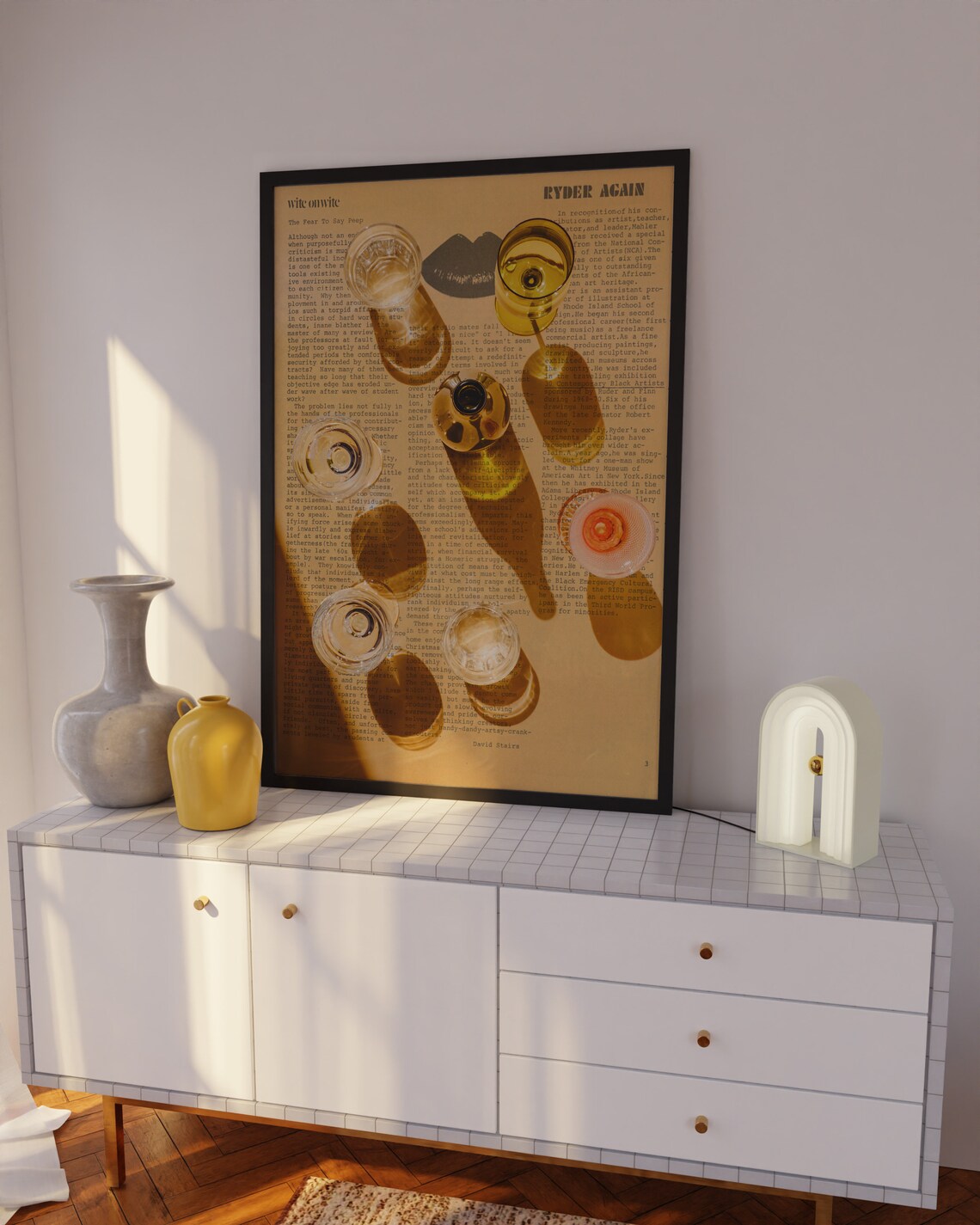 Trippy Typography Vintage Psychedelic Poster Print - Image 2