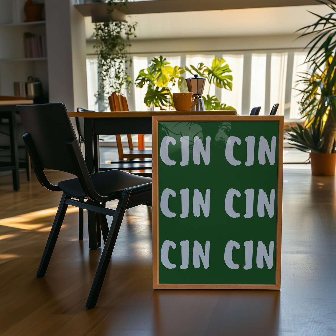 Cin Cin Print, Italian Wine Toast Art Print - Image 4