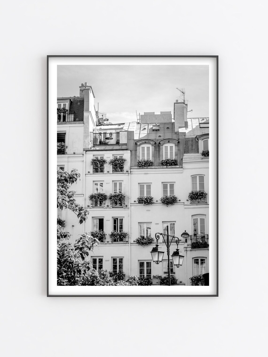 Paris Architecture Art Print, Black And White Travel - Image 3