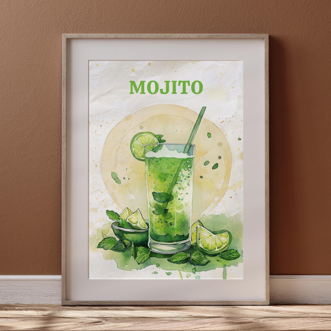 Mojito Poster Print, Kitchen Wall Decor - Image 3