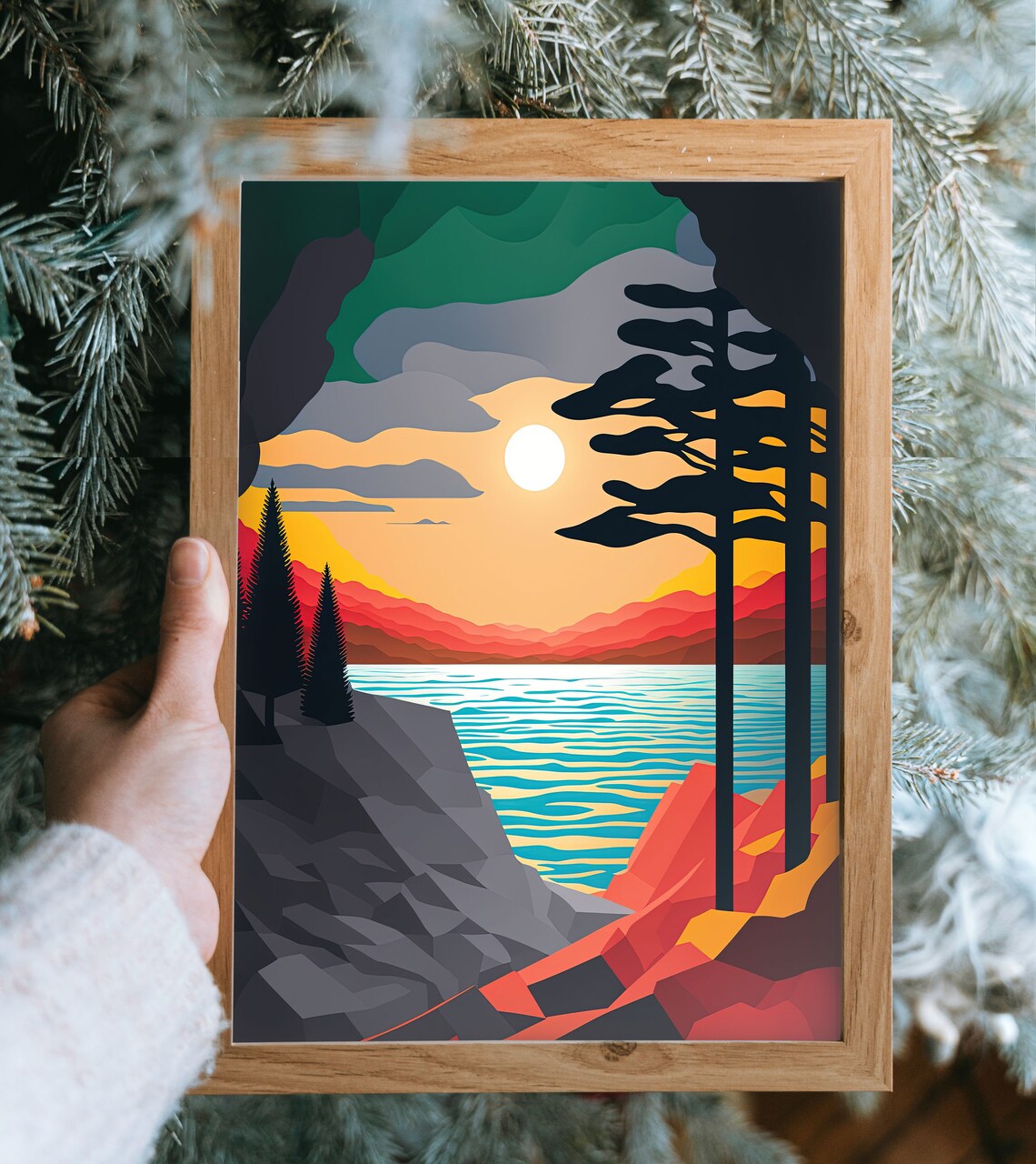 Duluth Minnesota Travel Poster, Great Lakes Art Print - Image 5
