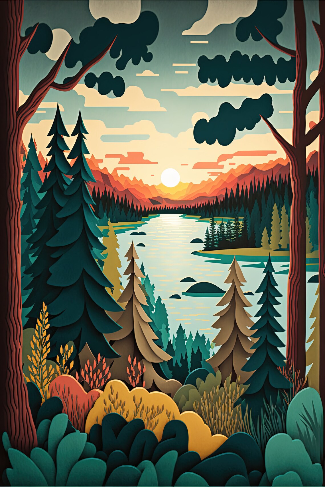 Duluth Minnesota Travel Poster, Explore Outdoors - Image 2
