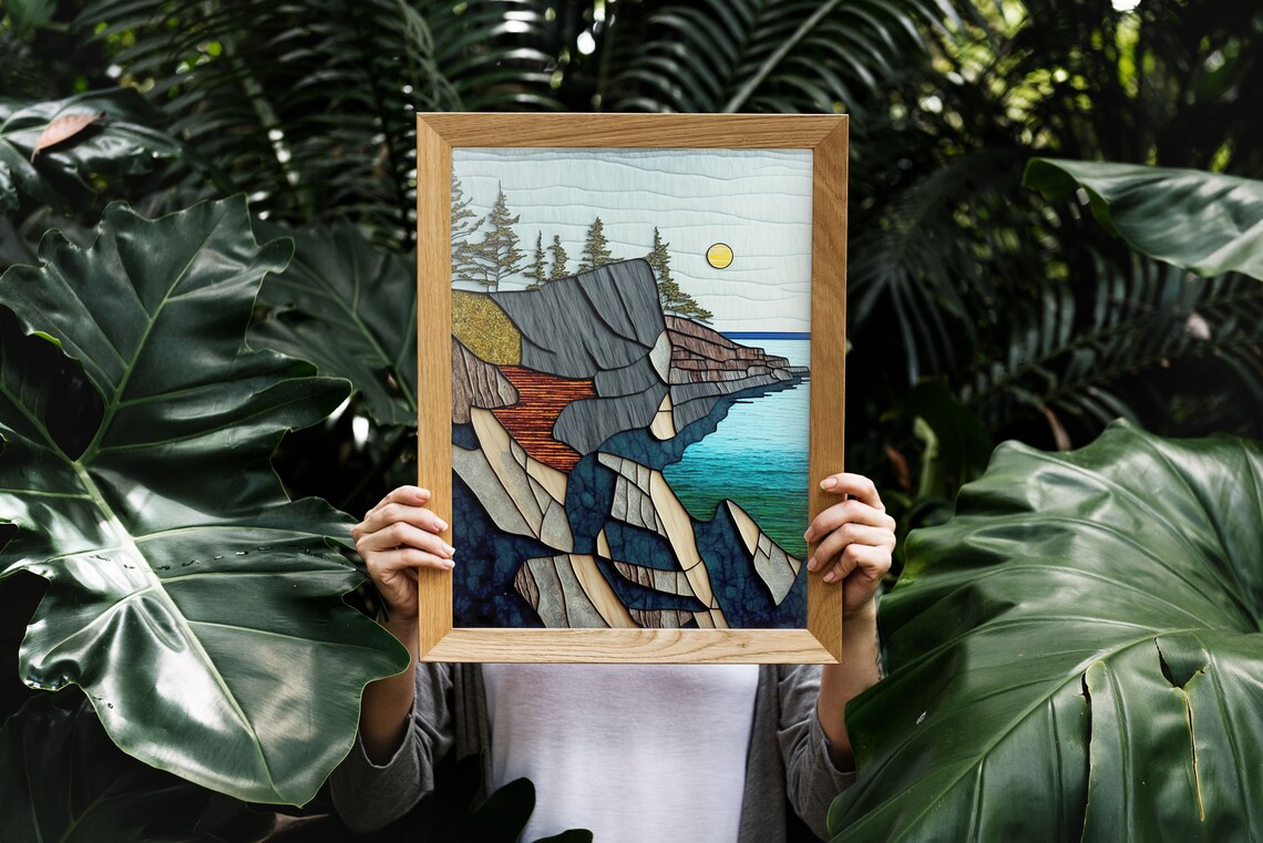 Lake Superior Shoreline, Duluth Minnesota Art Print - Image 3