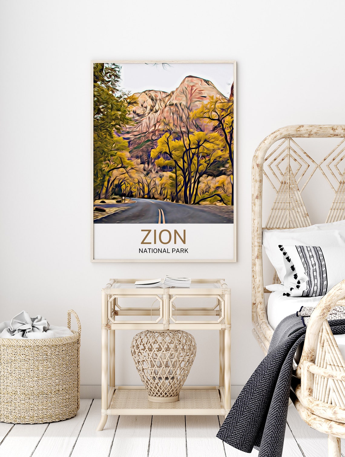 Zion National Park Zion National Park Print Zion National Park Wall Art Zion National Park Poster Zion National Park Wall Decor - Image 2