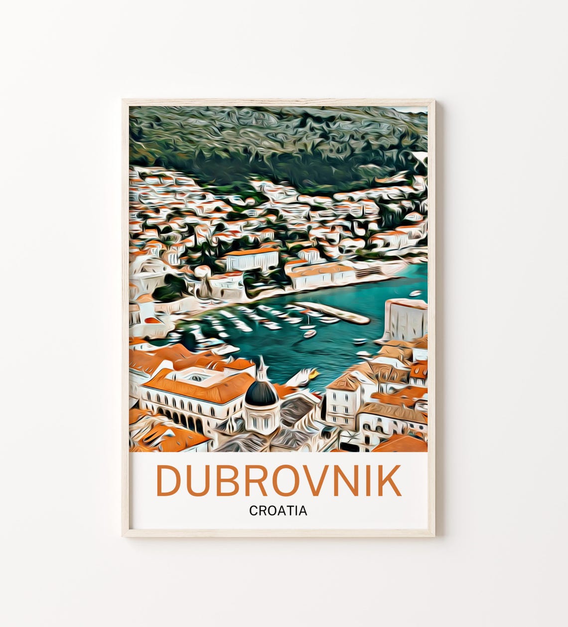 Dubrovnik Print Dubrovnik Art Croatia Print Dubrovnik Poster Croatia Art Dubrovnik Wall Art Dubrovnik Painting Croatia Art Croatia