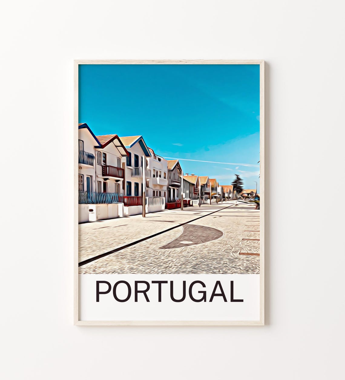 Portugal Print Portugal Wall Art Print Portugal Poster Portugal Wall Decor Portugal Artwork Home Decor Gift Travel Poster Gift