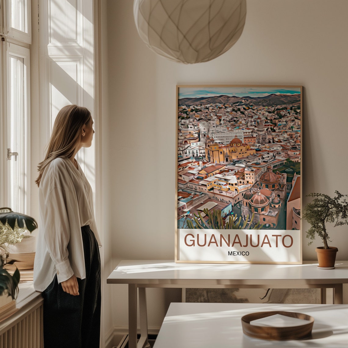Guanajuato Print Guanajuato Art Guanajuato Wall Art Guanajuato Art Print Guanajuato Artwork Guanajuato Poster Guanajuato Decor Mexico - Image 2