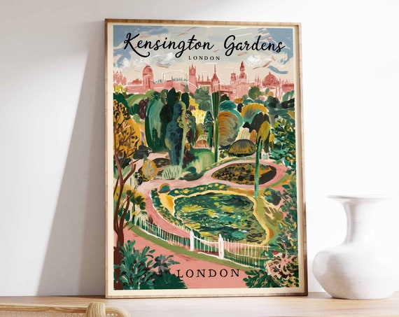 Kensington Gardens Botanical Print, William Morris